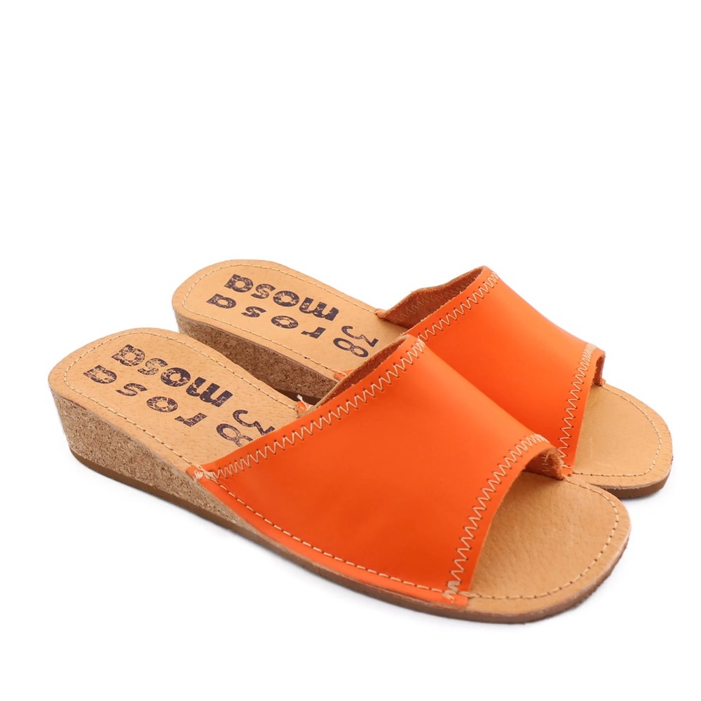 Rosa Mosa Zic Zac cork wedge sandals